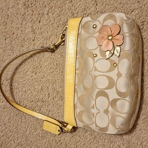 Coach signature clutch